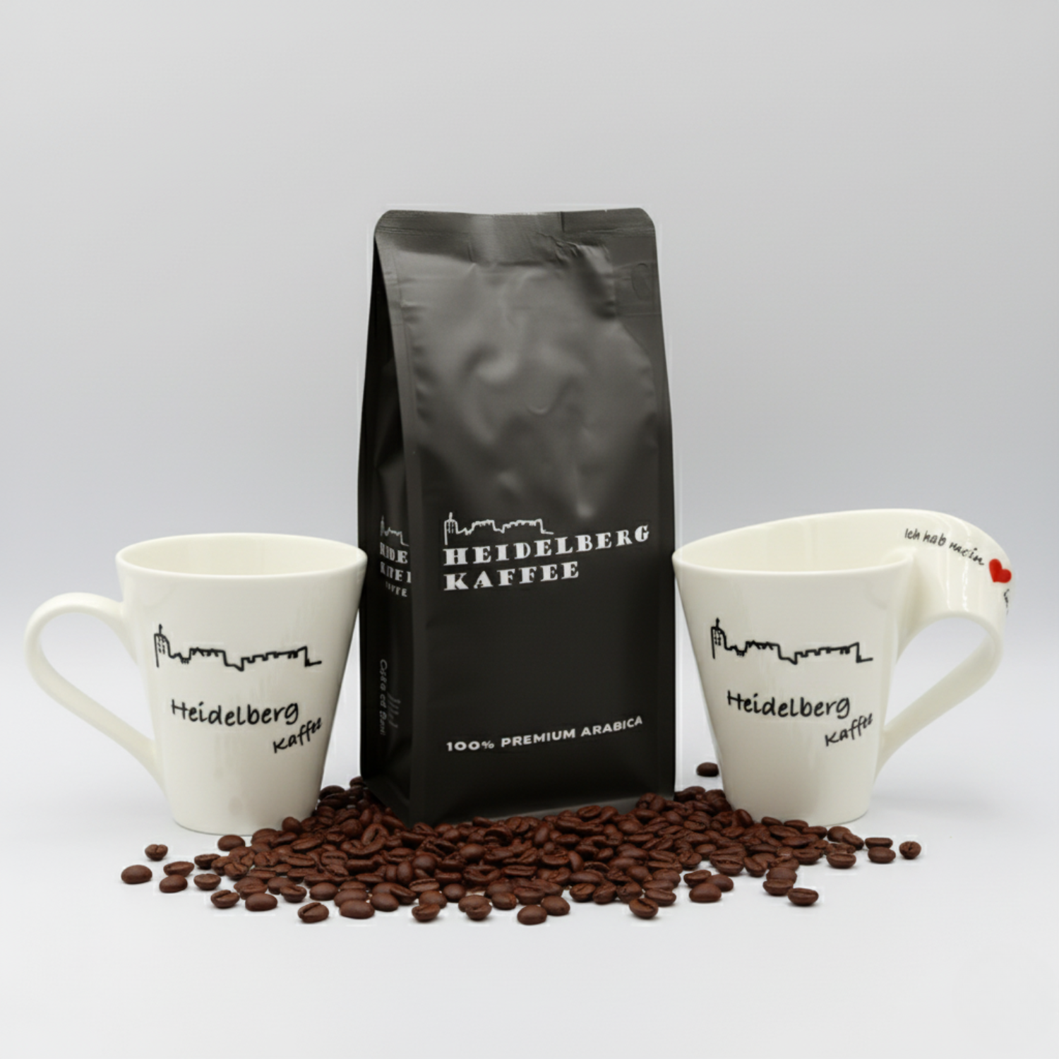 Kombi: 1000g Kaffee Crema +2 HD-Tassen